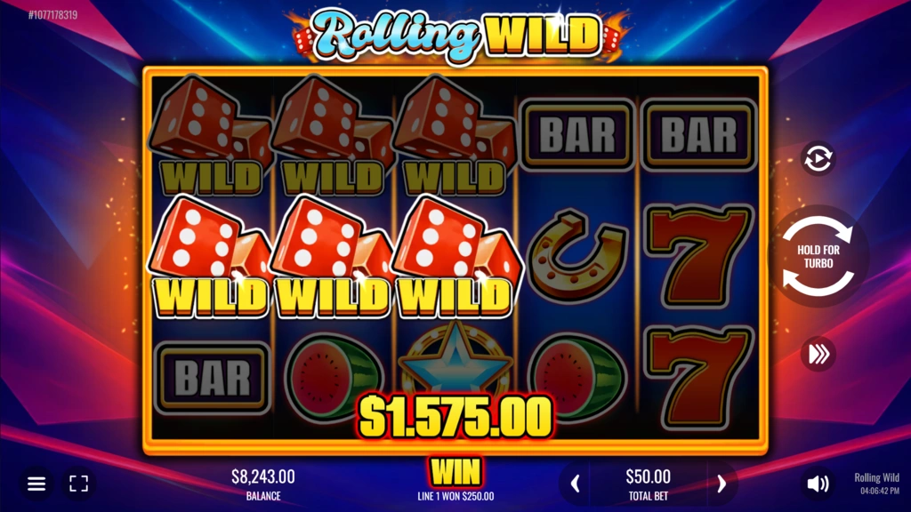 Rolling Wild - Expanding Wild Feature